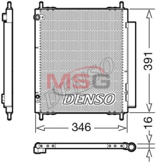 Ч?ОДНИКА КОНДИЦИОНЕРА CITROEN MITSUBISHI PEUGEOT DENSO DCN07003 (фото 1)