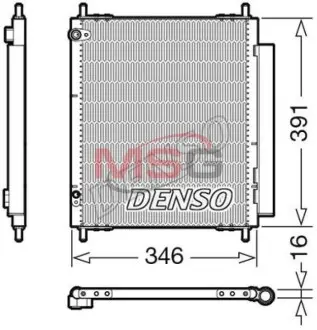 Ч?ОДНИКА КОНДИЦИОНЕРА CITROEN MITSUBISHI PEUGEOT DENSO DCN07003