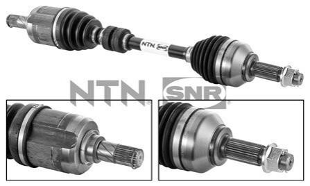 Pє?oЬ kpl. QASHQAI 8-kul przєd/lewa 718mm SNR NTN DK68.003