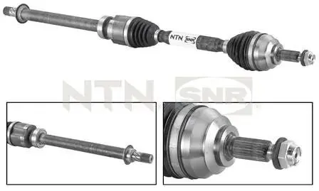 Pє?oЬ kpl. CLIO IV 8-kul przєd/prawa 946mm SNR NTN DK55.063