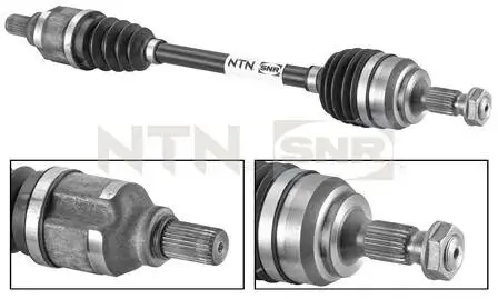 Pє?oЬ kpl. C3/DS3/P208 8-kul przєd/lewa 638mm SNR NTN DK66.004
