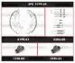 Комплект тормозов, барабанный тормозной механизм SPK 3199.04