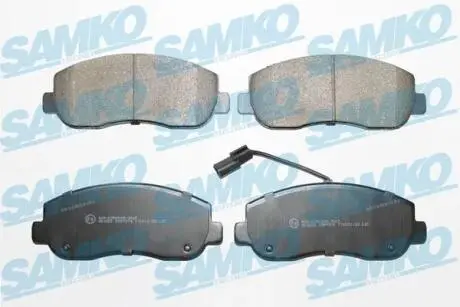 Колодки Хэм. MASTER / MOVANO 10-przdd с датчиком SAMKO 5SP1579