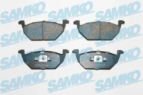 Колодки Хэм. A3, BORA 1.6 1.8 1.9 TDI без датчика SAMKO 5SP730