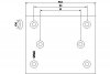 Комплект гальмівних черевиків, барабанні гальма TEXTAR 1950608 (фото 2)