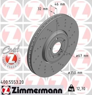 ЩИТ КОЛОДОК. MERCEDES W177 A-класс 18-PRZ?D ZIMMERMANN 400.5553.20