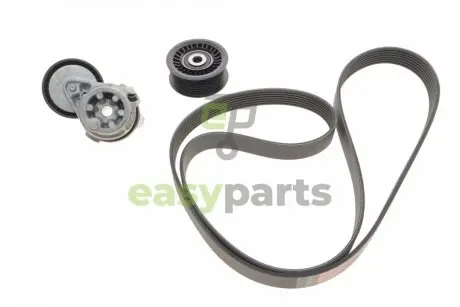 Комплект ременя генератора Renault Kangoo 1.2 TCe 13- (7PK1570) Gates K017PK1570