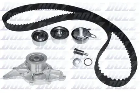 КОМПЛЕКТ РОЗЕТОК?DU С РЕМЕШКОМ + ВОДЯНОЙ НАСОС AUDI VW DOLZ KD107