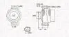 Генератор переменного тока AUDI/SEAT/SKODA/VW 2.0FSI/TFSI 140A MAGNETI MARELLI 063731811010 (фото 1)