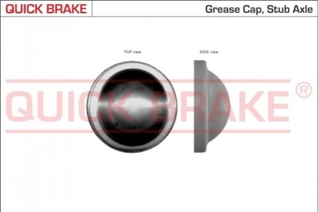 Крышка ступицы ko?a 54,5x21, 5 к отверстию fi 54 QUICK BRAKE 9829