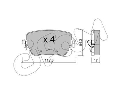 КЛОКИ ХАМУЛК. MERCEDES W177 A-KLASA 18- TY? CIFAM 822-1196-0