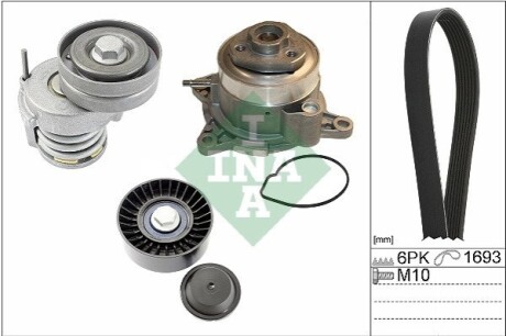 КОМПЛЕКТ КЛИНОВОЙ РЕМЕНЬ VAG 1.2 TSI 10- INA 529 0534 30