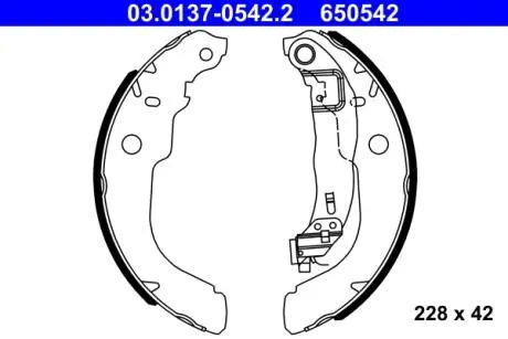 СЗЦ?КИ ХАМ СЪЕЛ PEUGEOT 208 I ATE 03.0137-0542.2
