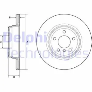 Ветчина Тарча. BMW малована BMW 3 УНИВЕРСАЛ (F31) Delphi BG4665C