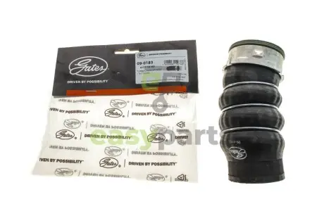 Патрубок інтеркулера (нижній/R) BMW 3 (E90/E91) 2.0d 04-12 (M47/N47) Gates 09-0183