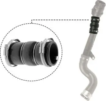Патрубок інтеркулера Dacia Duster/Renault Clio IV 1.5dCi 13- Gates 09-1299