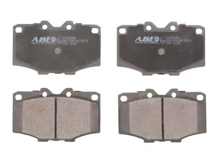 Комплект гальмівних колодок, дискове гальмо ABE C12036ABE