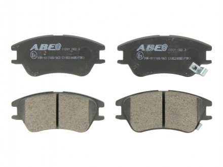 Комплект тормозных колодок, дисковый тормоз ABE C10520ABE