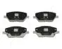 Комплект гальмівних колодок передн. Fiat 500X Jeep Compass, Renegade 1.0-2.0D 07.14- ASHIKA 50-09-923 (фото 1)
