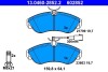 Комплект тормозных колодок, дисковый тормоз ATE 13.0460-2852.2 (фото 1)