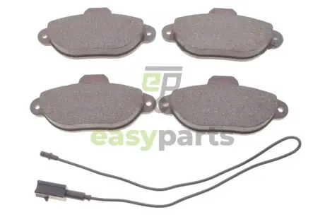 Колодки гальмівні (передні) Fiat Panda 03-/Punto 93-12 ATE 13.0460-3951.2