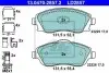 Комплект тормозных колодок, дисковый тормоз ATE 13.0470-2857.2 (фото 1)