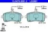 Комплект тормозных колодок, дисковый тормоз ATE 13.0470-2891.2 (фото 1)