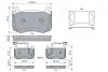 Колодки тормозные дисковые (комплект 4 шт.)) BOSCH 0986424385 (фото 5)