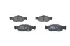 Комплект тормозных колодок, дисковый тормоз BOSCH 0 986 424 410 (фото 3)