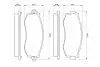 Комплект тормозных колодок, дисковый тормоз BOSCH 0 986 461 121 (фото 3)