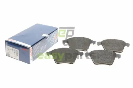 Колодки гальмівні (передні) Ford Focus/Mazda 3/Volvo C30/C70/S40/V50/Opel Vectra C 05-14/V40 12- BOSCH 0 986 494 077