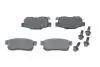 Колодки гальмівні (задні) Honda Civic V/VI 91-00/CRX III 92-98/Jazz III/IV 02-/City V 08- BOSCH 0 986 494 392 (фото 1)