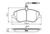 Комплект тормозных колодок, дисковый тормоз BOSCH 0 986 494 484 (фото 5)