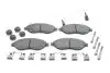 Колодки гальмівні (передні) Citroen Jumper/Fiat Ducato/Peugeot Boxer 06- (Brembo) (з датчиком) BOSCH 0 986 494 591 (фото 1)