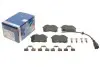 Колодки гальмівні (задні) VW Polo 01-/Skoda Fabia 99-08/Seat Cordoba/Ibiza 02-09 (з датчиком) BOSCH 0 986 494 598 (фото 1)