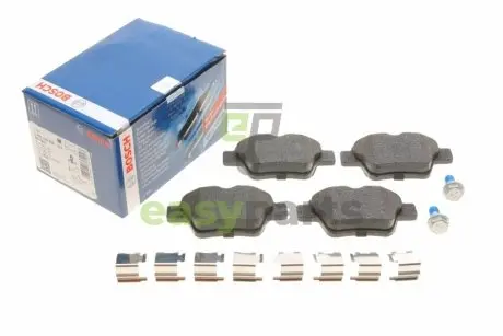 Колодки гальмівні (задні) Citroen C4 04-11/Peugeot 207 06-13/307 00-12 BOSCH 0 986 494 605