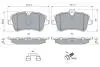 Фото 4 - комплект тормозных колодок, дисковый тормоз BOSCH 0 986 494 607 Комплект тормозных колодок, дисковый тормоз BOSCH 0 986 494 607 (фото 4)