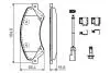 Комплект гальмівних колодок, дискове гальмо BOSCH 0 986 494 613 (фото 5)