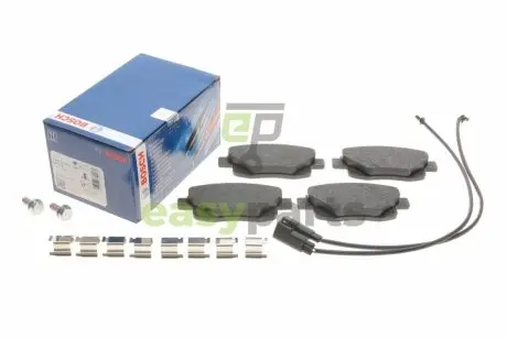 Колодки гальмівні (задні) Ford Transit V347 06-14 (+датчики) (з аксесуарами) BOSCH 0 986 494 614