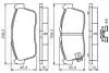 Комплект гальмівних колодок, дискове гальмо BOSCH 0 986 494 618 (фото 5)