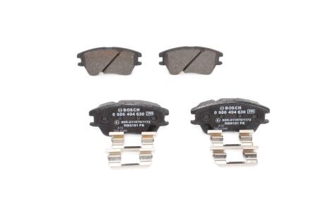 Комплект гальмівних колодок, дискове гальмо BOSCH 0 986 494 630