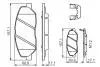 Фото 7 - комплект тормозных колодок, дисковый тормоз BOSCH 0 986 494 631 Комплект тормозных колодок, дисковый тормоз BOSCH 0 986 494 631 (фото 7)
