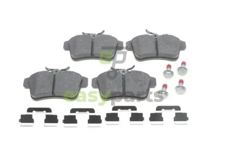 Колодки гальмівні (задні) Citroen C4 09-/DS4/DS5 11-15/Peugeot 308/508/3008/5008 09-18 (з прижимною пластиною) BOSCH 0 986 494 640