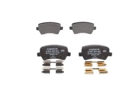 Комплект тормозных колодок, дисковый тормоз BOSCH 0 986 494 641