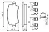 Комплект тормозных колодок, дисковый тормоз BOSCH 0 986 494 641 (фото 6)