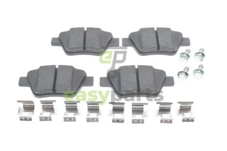 Колодки гальмівні (задні) Audi A3/Skoda Octavia/SuperB/Yeti/VW Caddy/Touran/Golf/Passat B7/B8 04- (к-кт) BOSCH 0 986 494 643