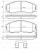 Колодки гальмівні (передні) Hyundai Santa Fe/Ssangyong Kyron 05-/Rexton 02- BOSCH 0 986 494 650 (фото 8)
