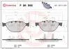 Комплект тормозных колодок, дисковый тормоз BREMBO P 06 066 (фото 1)