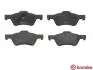 Комплект тормозных колодок, дисковый тормоз BREMBO P 24 159 (фото 2)