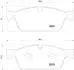 Комплект тормозных колодок, дисковый тормоз BREMBO P 50 112 (фото 1)